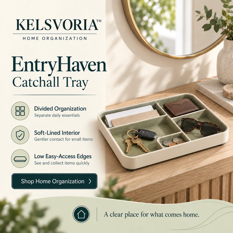 KELSVORIA™ EntryHaven Catchall Tray