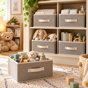 KELSVORIA™ ClosetBloom Fabric Storage Box Set