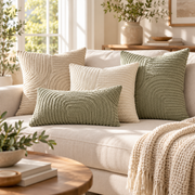 KELSVORIA™ HavenArc Textured Cushion Cover Set