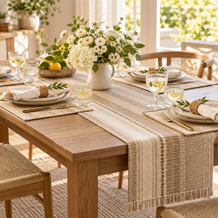KELSVORIA™ HearthLine Table Runner and Placemat Set