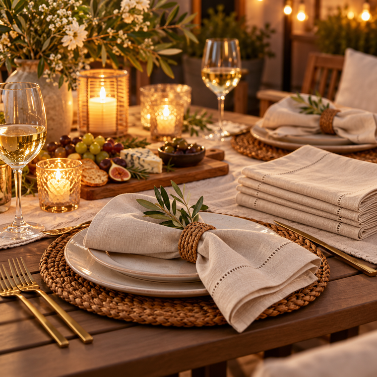 KELSVORIA™ LinenCrest Everyday Napkin Set