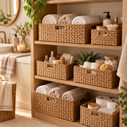 KELSVORIA™ PantryVale Woven Storage Basket Set