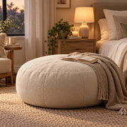 KELSVORIA™ SoftVale Floor Pouf Cover